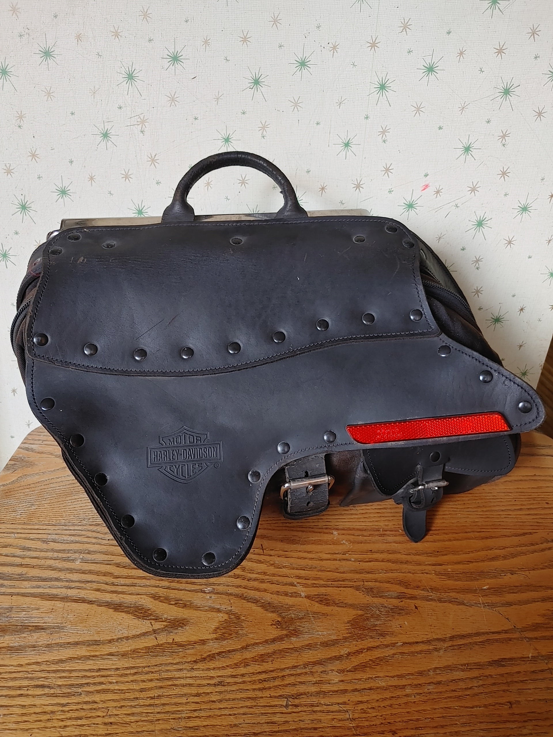 Vintage best sale harley saddlebags