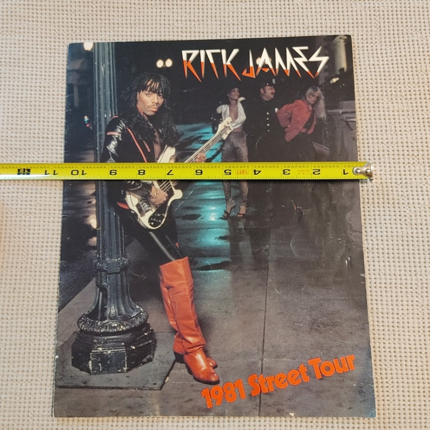 Rick James Tour Program 1981 Street Tour Original Complete Funk Concert Punk