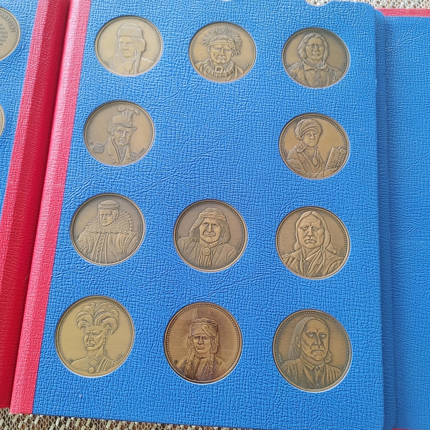 Native American Leaders Medals Coins Set 49 Unique Binder Osborne Mint 1979 Bronze