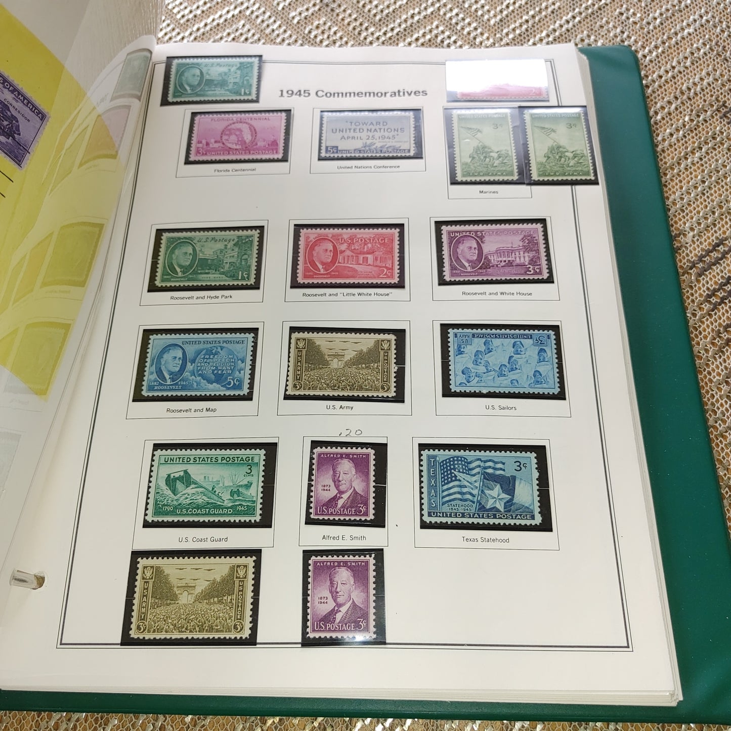 U.S. Postage Stamp Collection Mystic Volume 1 to 1969 Hundreds Early