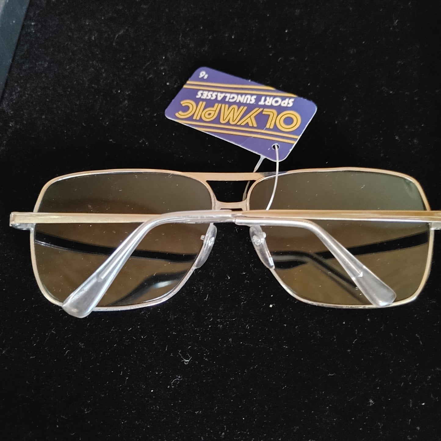 Sunglasses Sweep 2! Vintage Metal Aviator Silver Frames NOS Free Shipping!