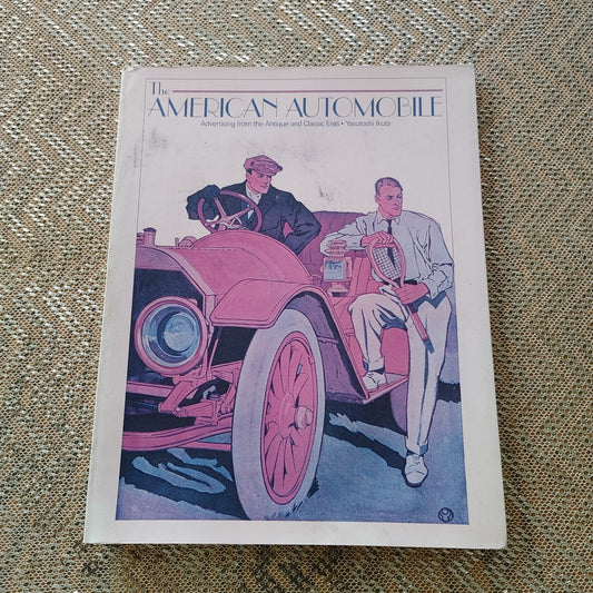 American Automobile Book Folio 1920's Advertisements 1988