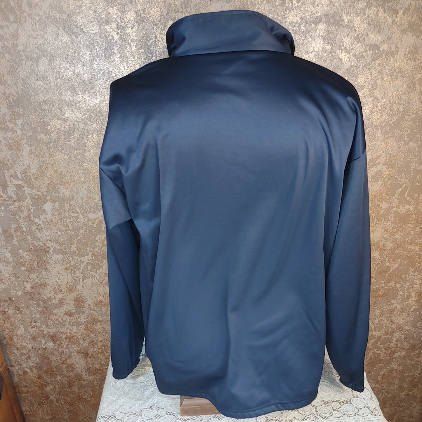 Olympic Outerwear! Vintage Navy Blue Olympic Track Jacket XXL Free Shipping!