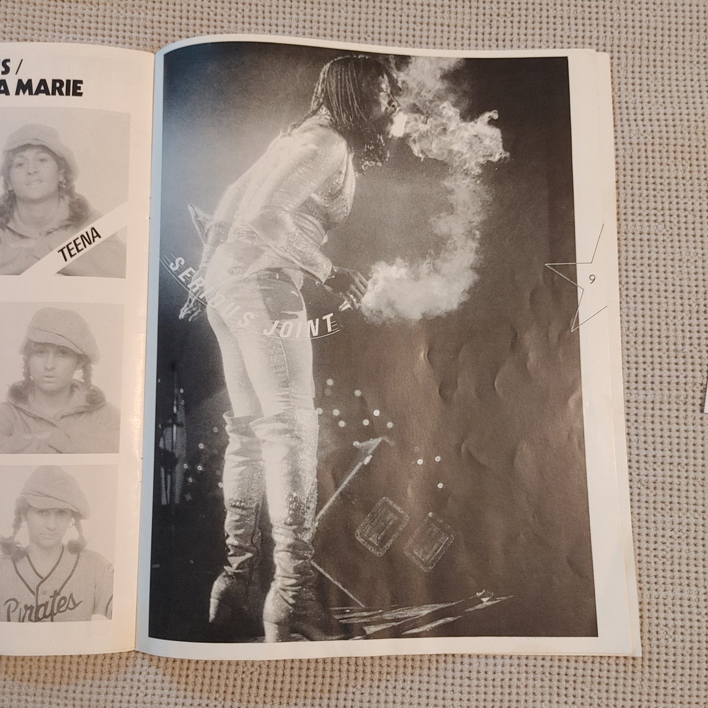 Rick James Tour Program 1981 Street Tour Original Complete Funk Concert Punk