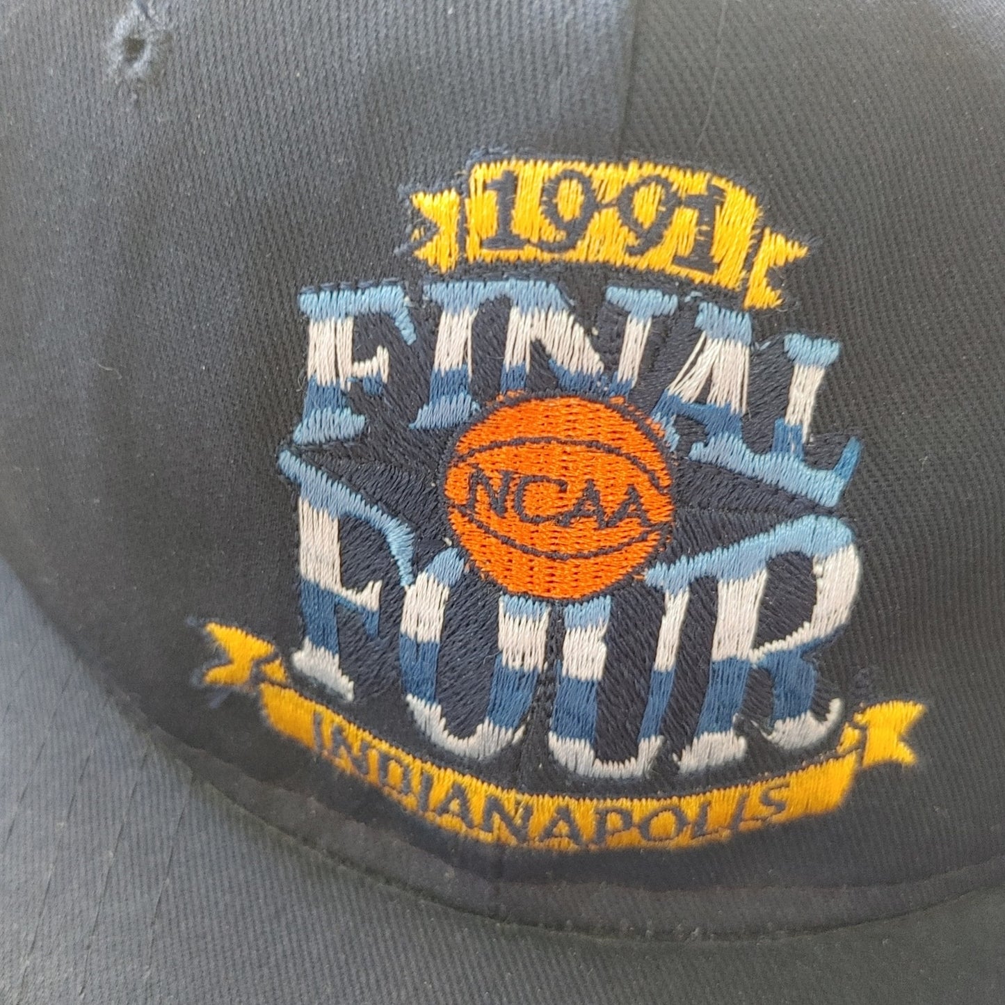 Cap Hat Vintage Cotton Embroidered 1991 NCAA Final Four Duke Indianapolis Clean