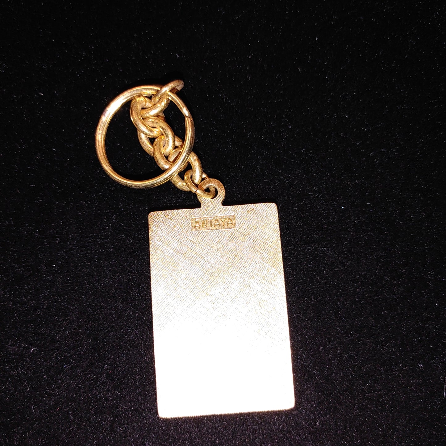 Cool Keychain! Smithsonian Stamp 1946 USPS Postage Gold Free Shipping!