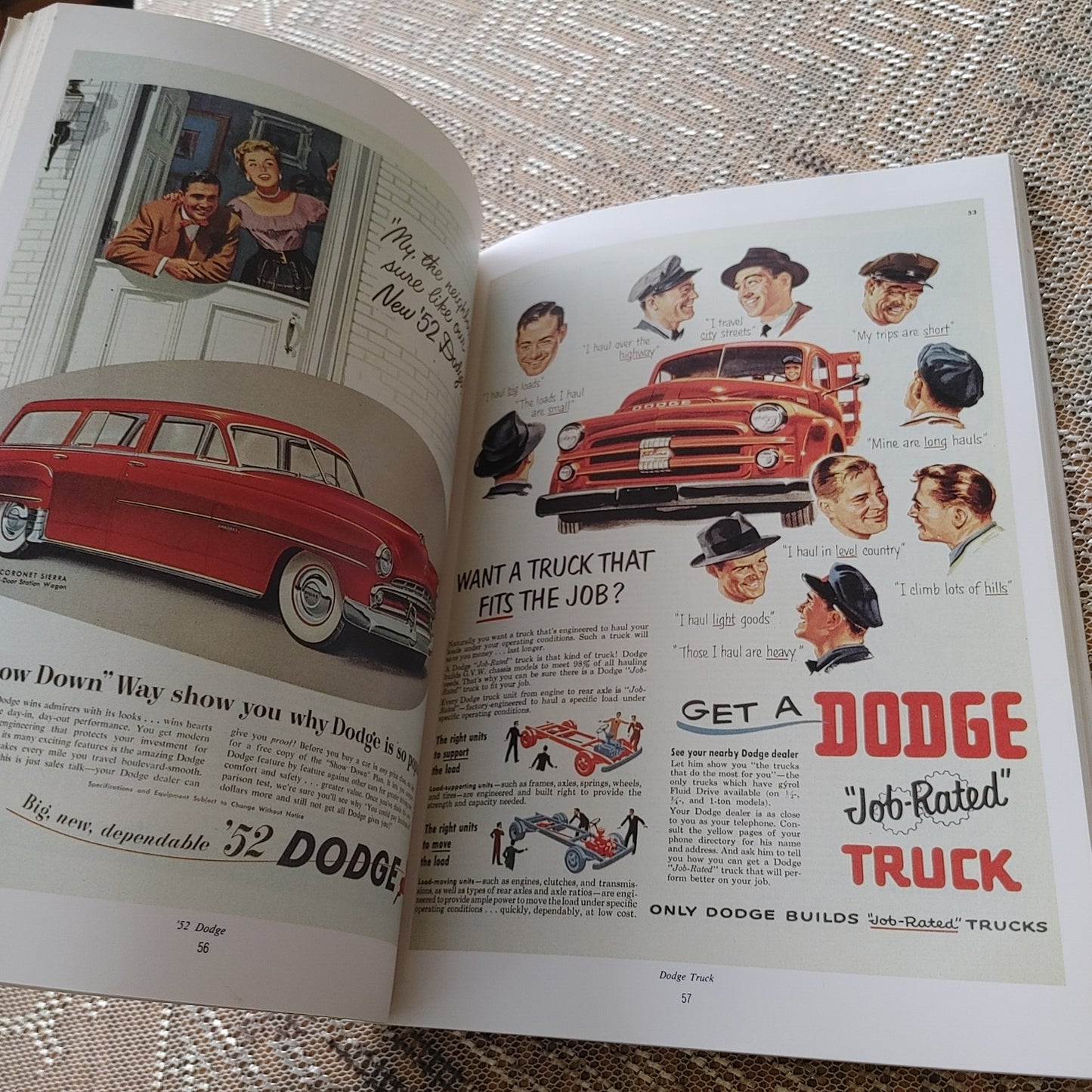 Cruise O Matic Book Automobiles 1950's Advertising