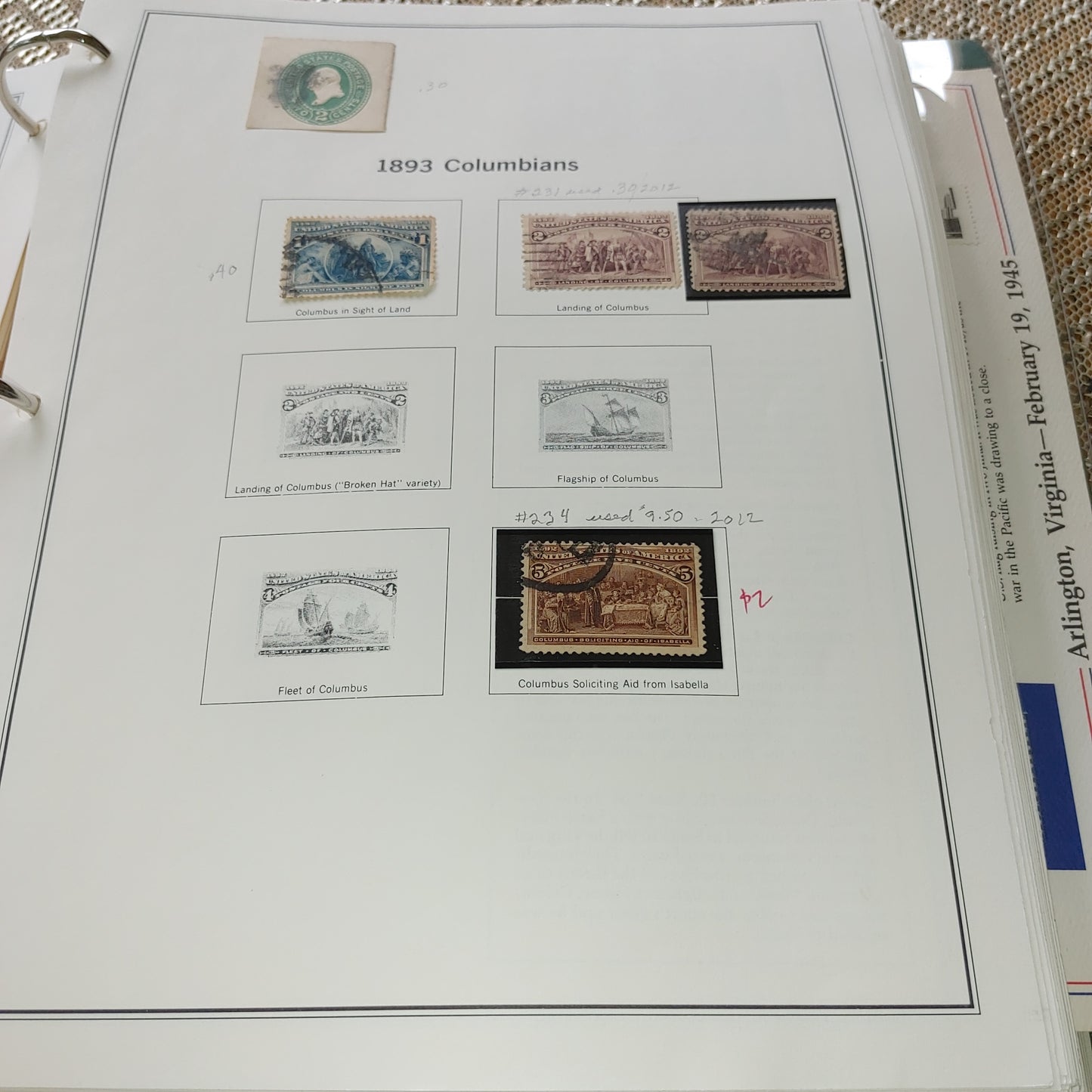 U.S. Postage Stamp Collection Mystic Volume 1 to 1969 Hundreds Early