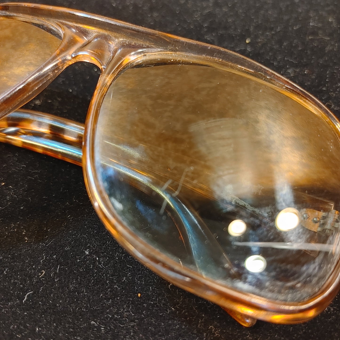 Sunglasses Sweep 3! Vintage Tortoise Shell Oversize Shades Italy Free Shipping!
