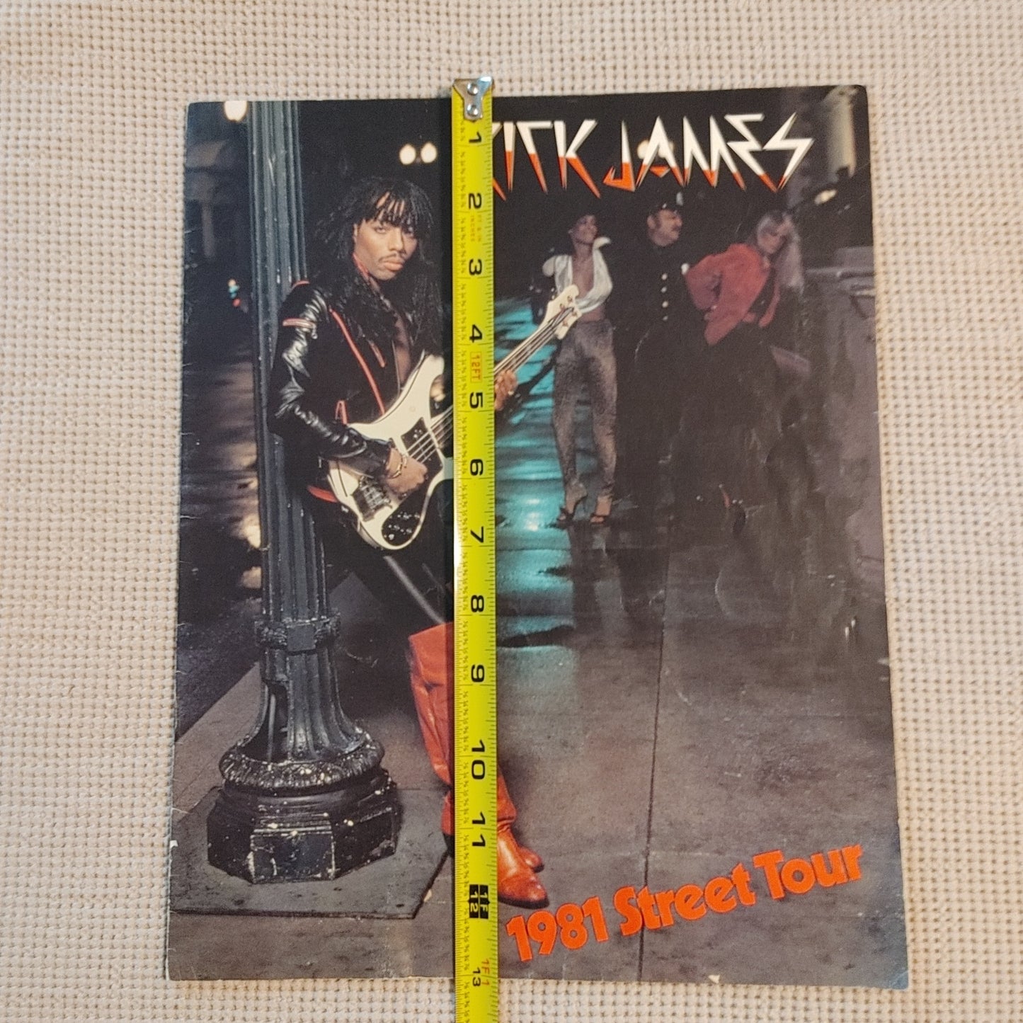 Rick James Tour Program 1981 Street Tour Original Complete Funk Concert Punk