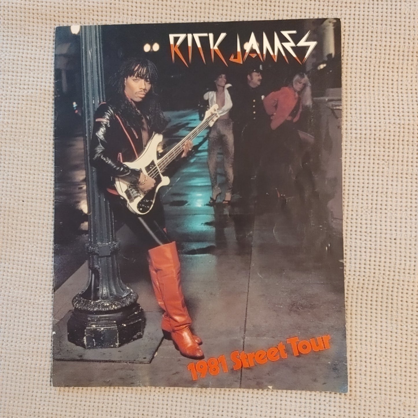 Rick James Tour Program 1981 Street Tour Original Complete Funk Concert Punk