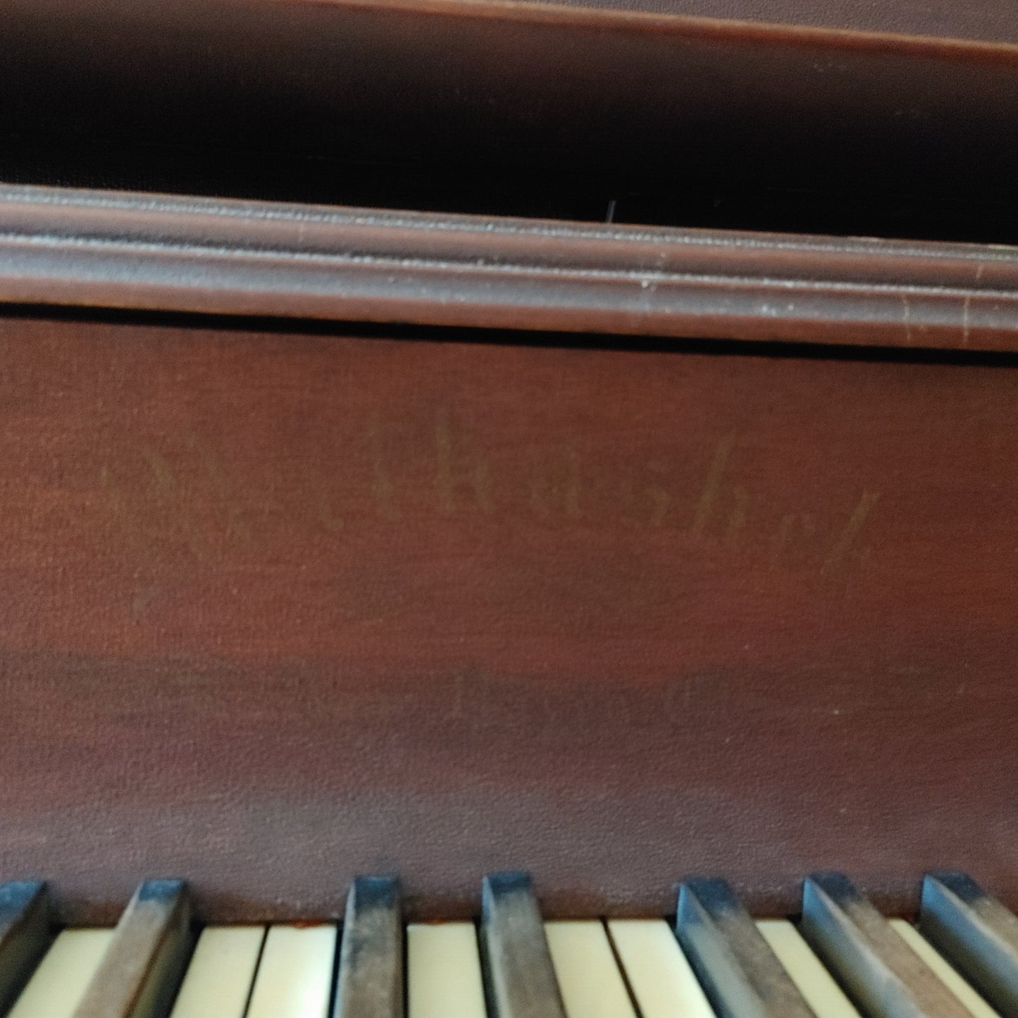 Persistant Piano! Antique Mathushek Upright #31360 Circa 1900 Plays Local Only!