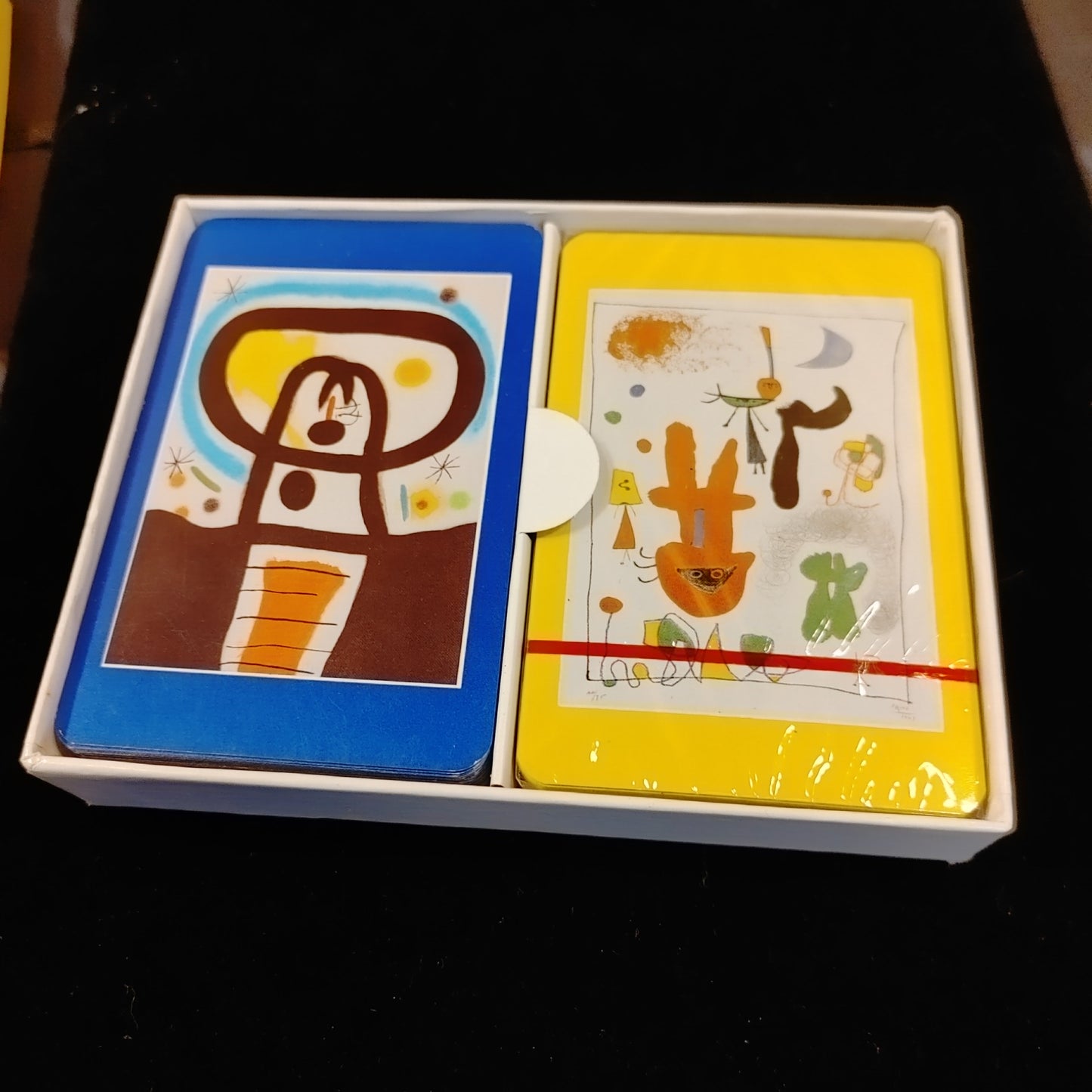 Miro Decks! Joan Miro Playing Cards 2 Decks Mint  Sealed MOMA 1993 Free Shipping