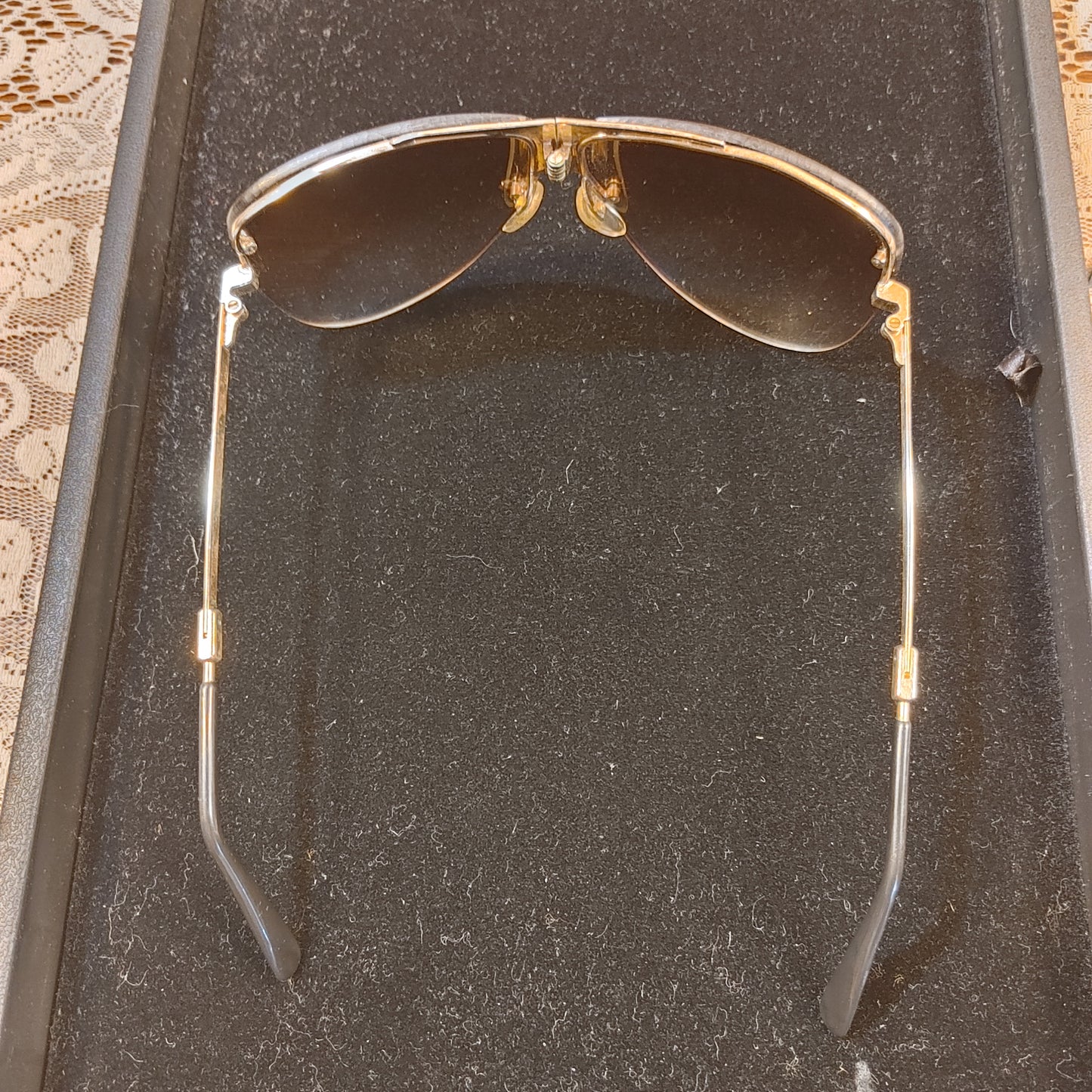 Sunglasses Sweep 4! Vintage Folding Browline Aviators Metal Frame Free Shipping!