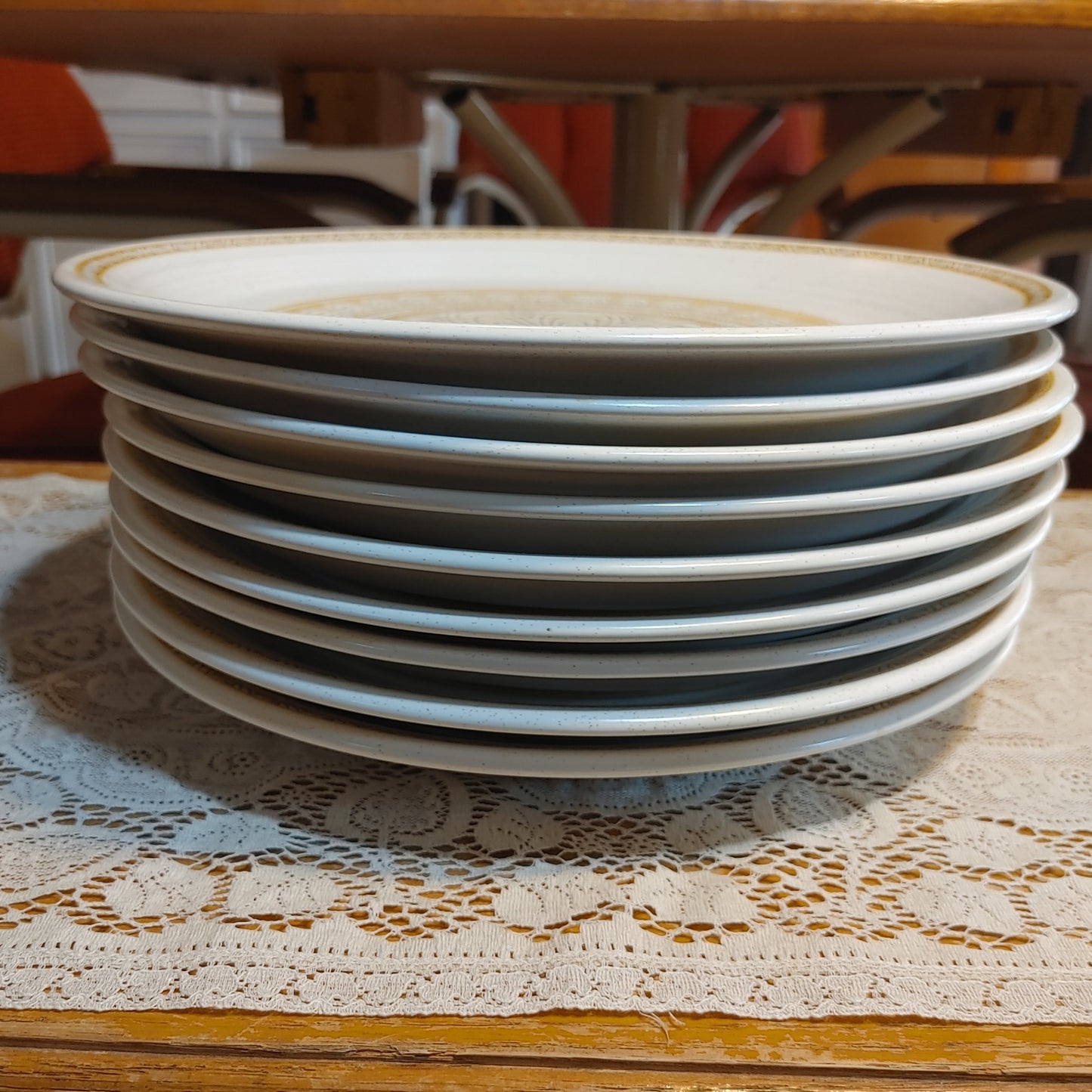 Franciscan Earthenware Vintage Hacienda 10.75" Dinner Plates (9) Free Shipping!