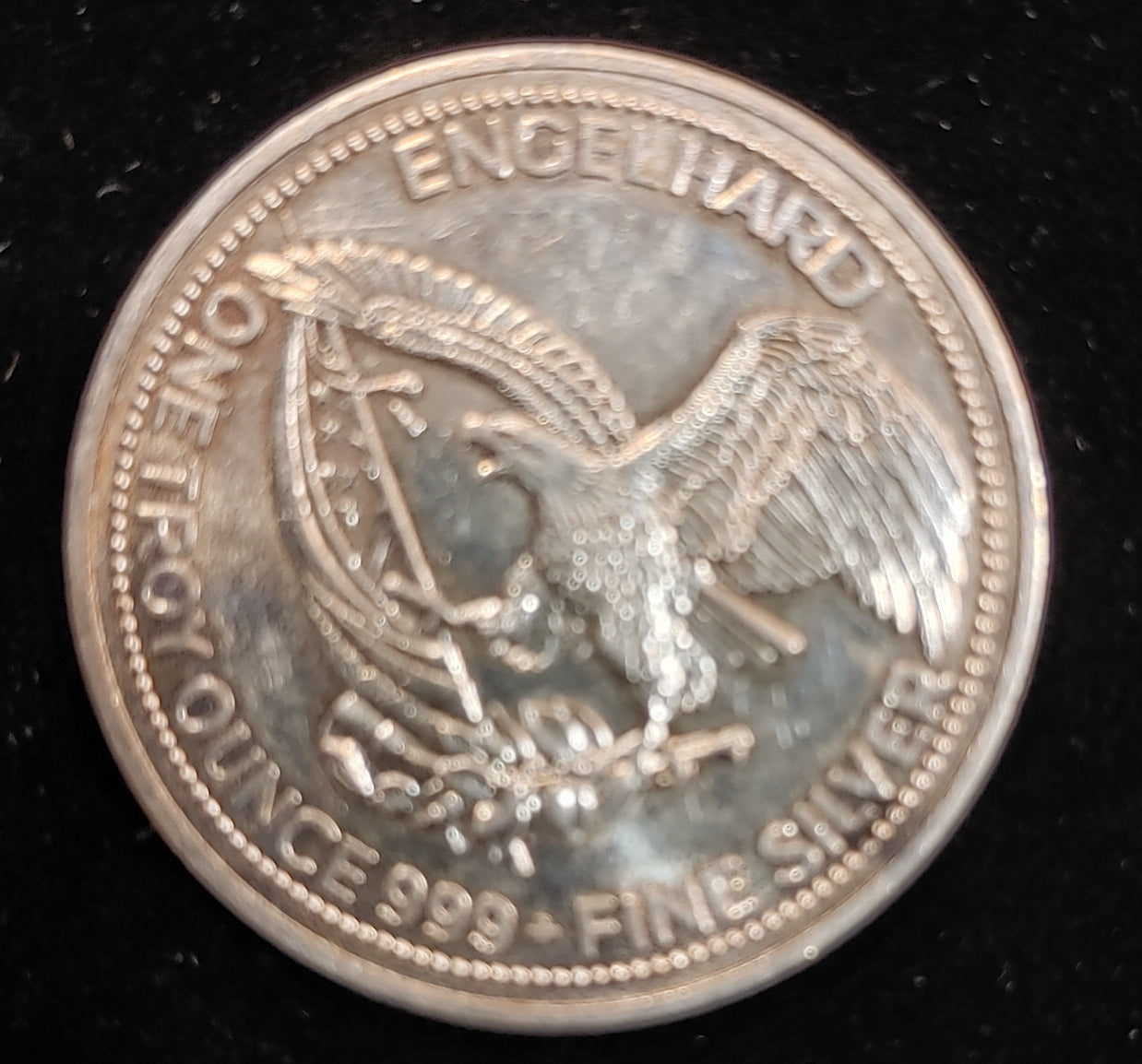.999 Fine! Silver American Prospector Troy Ounce Bullion Coin 1984 Free Shipping