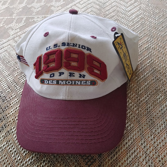 Cap Hat Vintage 1999 US Senior Open Des Moines NOS Tags Clean