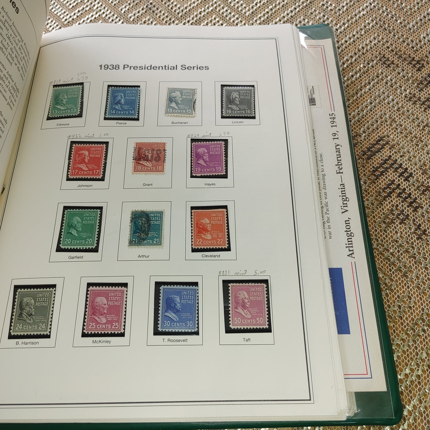 U.S. Postage Stamp Collection Mystic Volume 1 to 1969 Hundreds Early