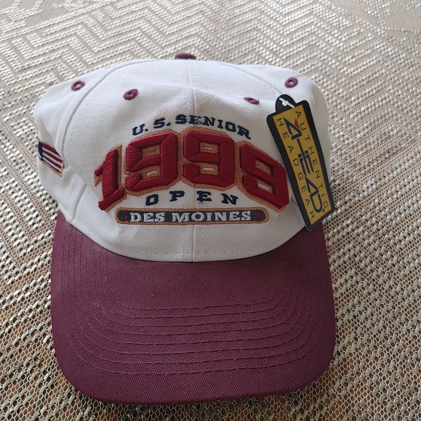 Cap Hat Vintage 1999 US Senior Open Des Moines NOS Tags Clean