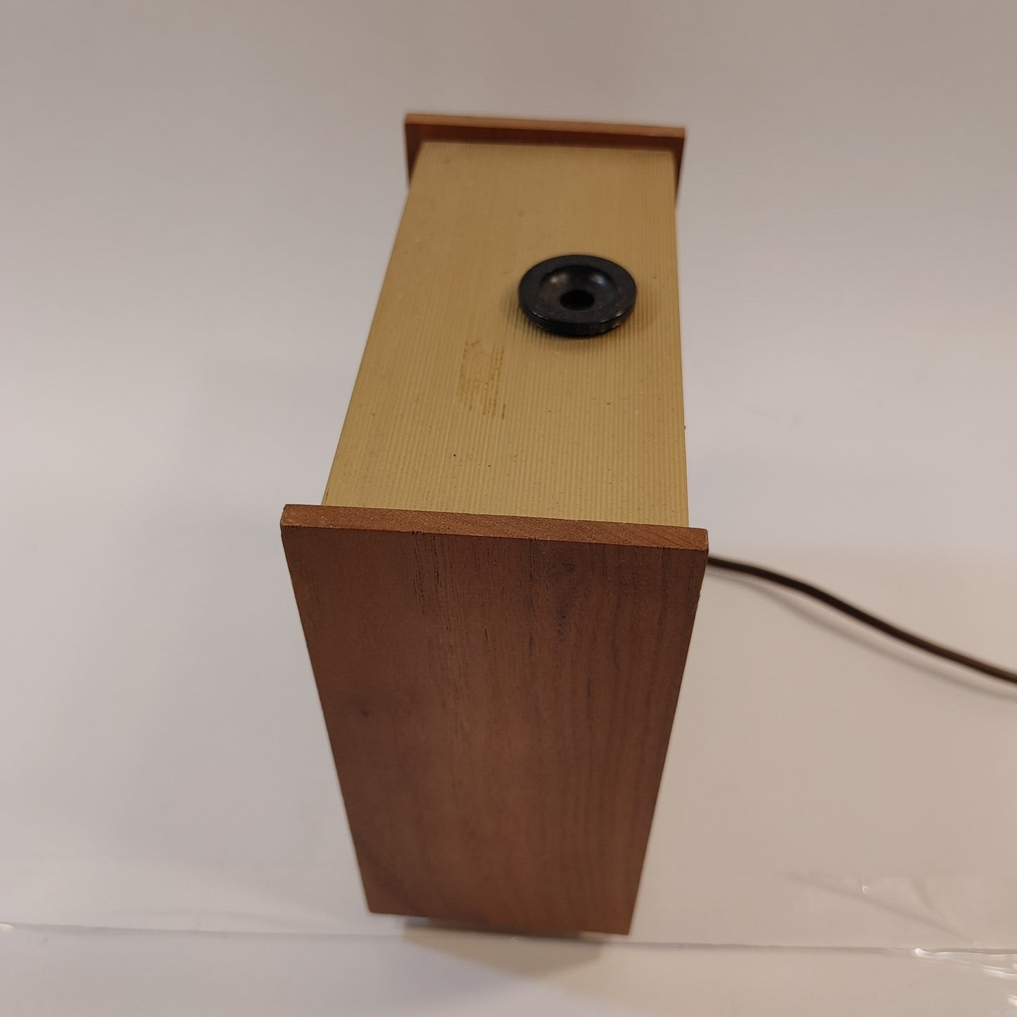 Cheeky Clock! Vintage Mid Century Modern Projector Clock Works Free Shipping!