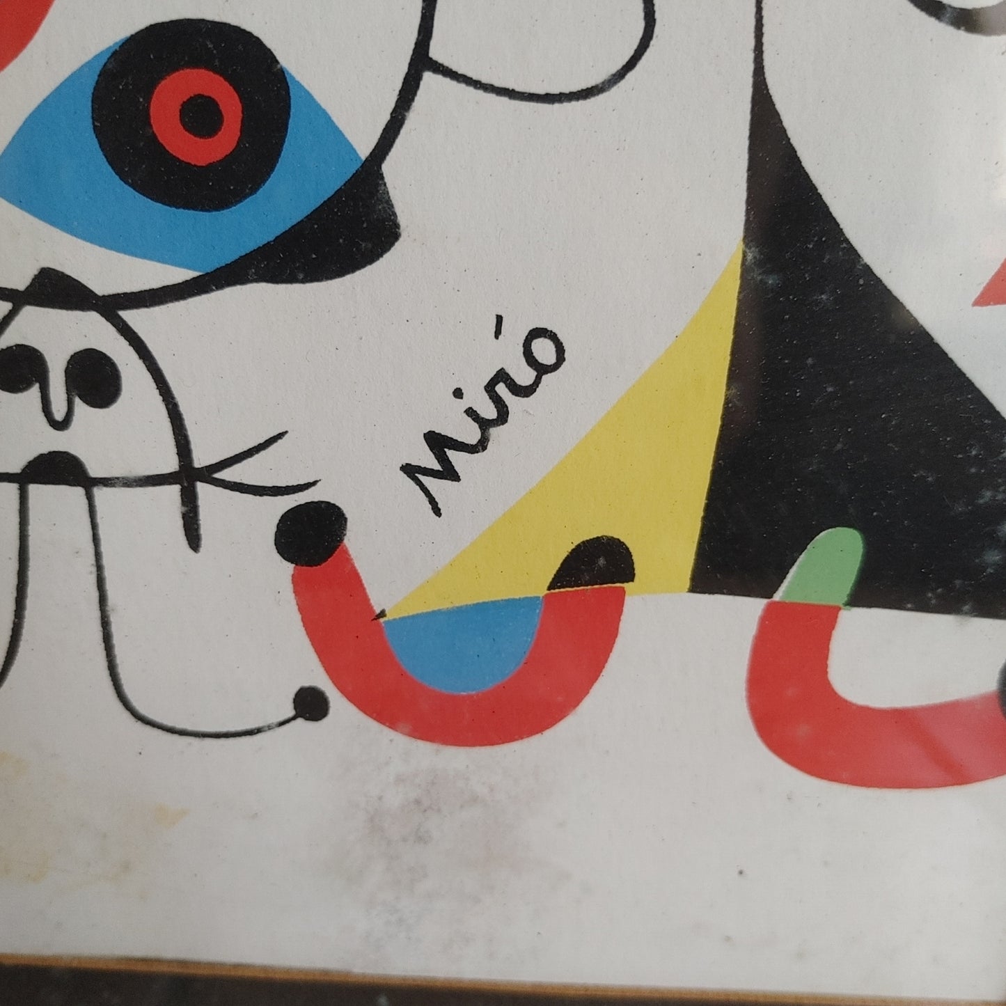 Mistreated Miro! MCS 225 Evening Hand Silk Screen Print Free Shipping!