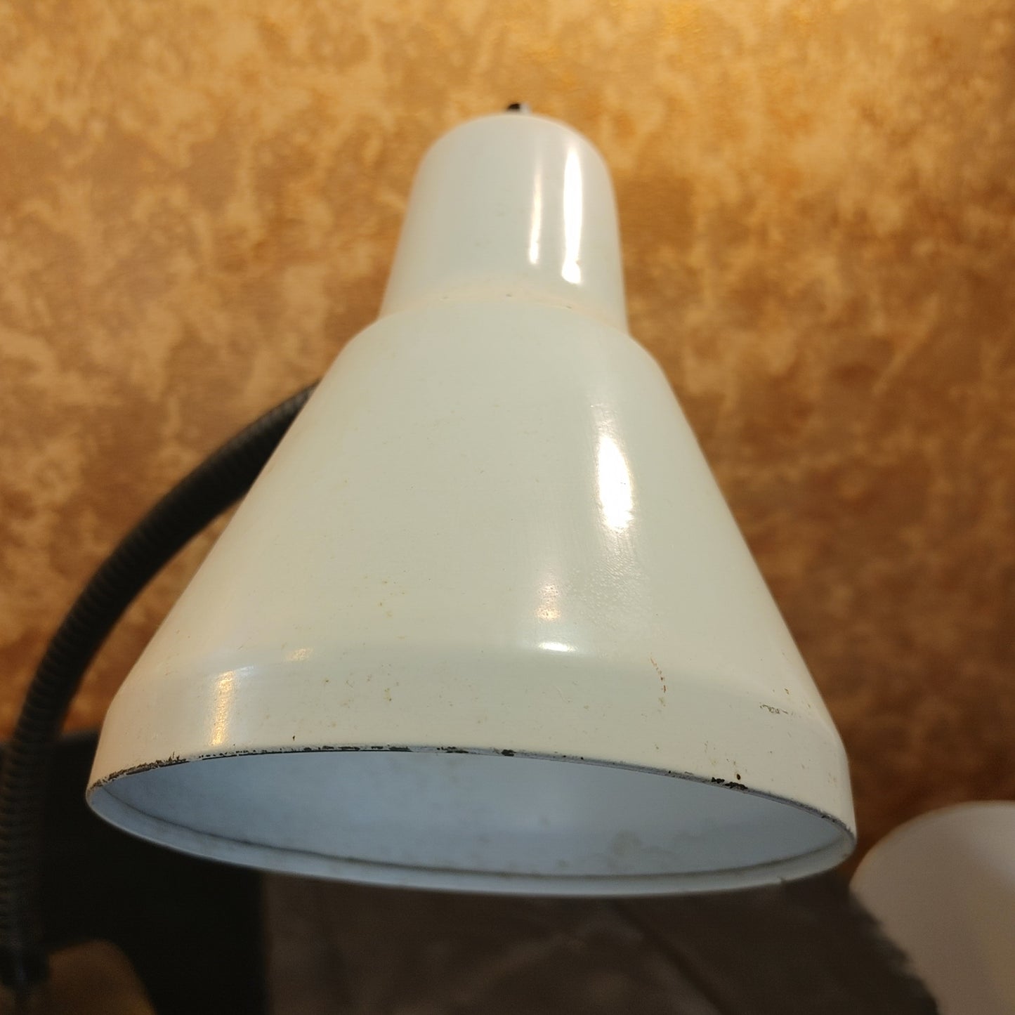 I LOVE LAMP 2! Vintage Mid-Century Dual Wall  Desk Lamp Metal Works! Free Ship!