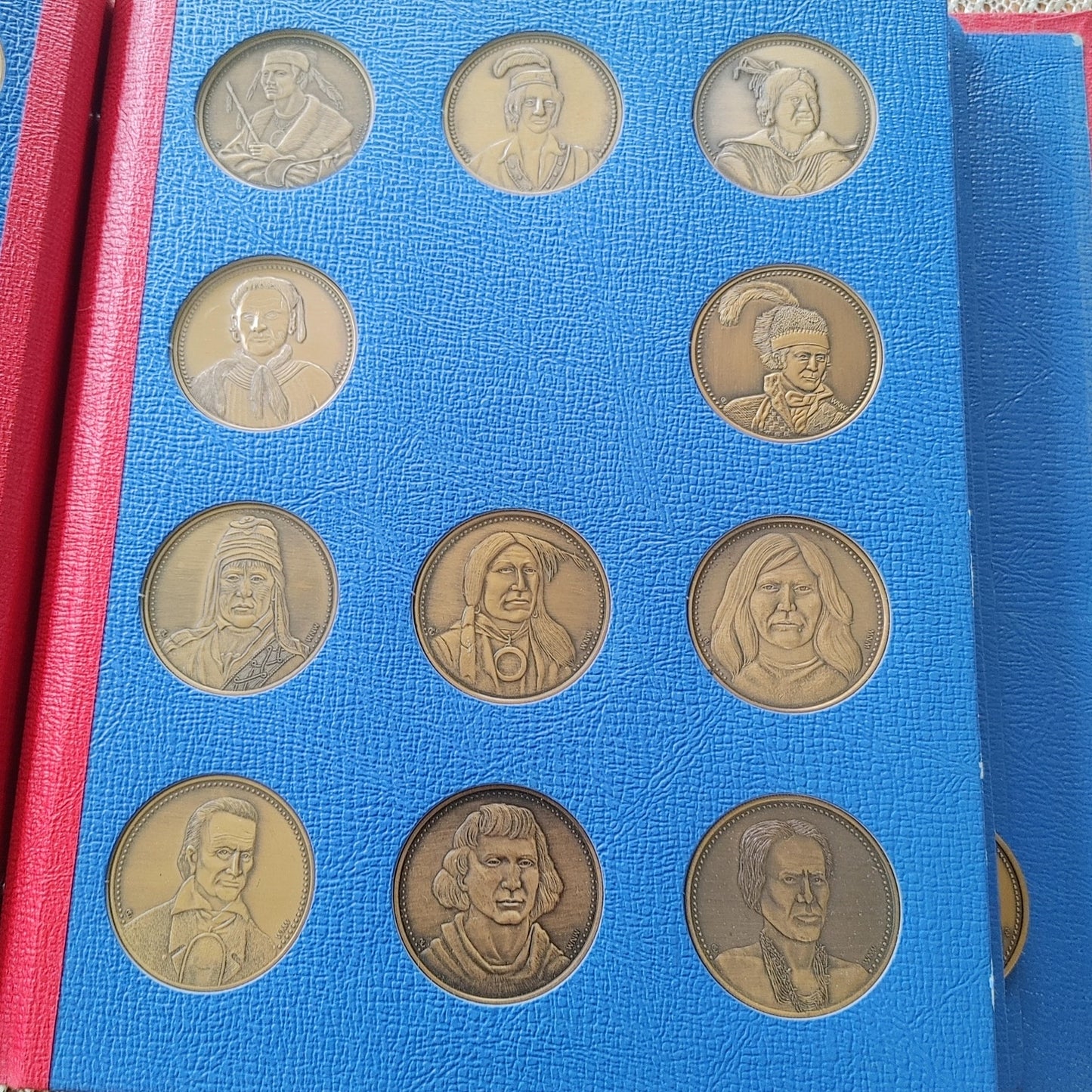 Native American Leaders Medals Coins Set 49 Unique Binder Osborne Mint 1979 Bronze