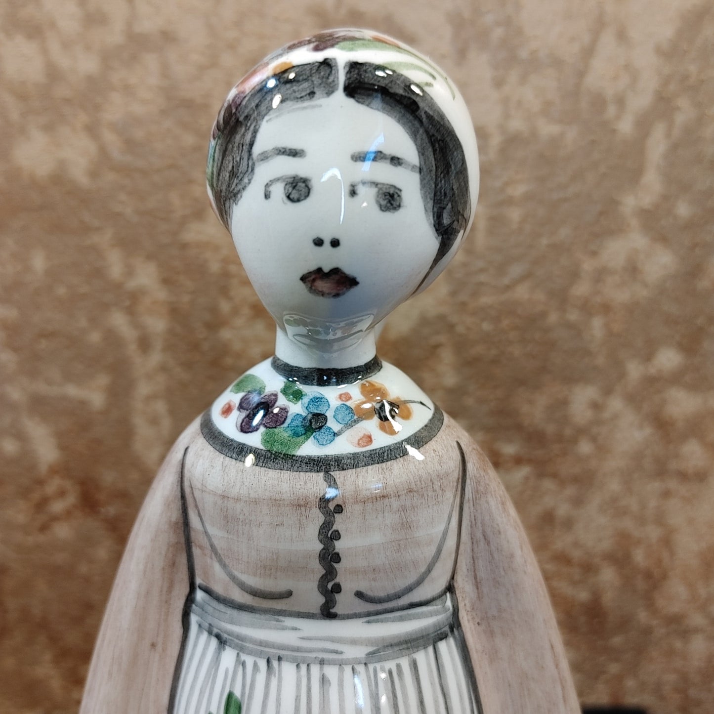 Lovely Lady! Porcelain Figurine Greek Czech Eastern Europe Woman Free Shipping!