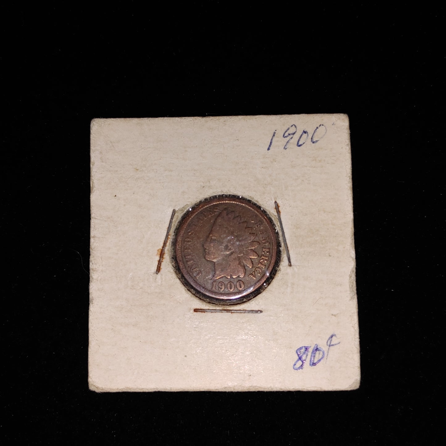 1900 Penny! Indian Head Cent Penny Coin No Mint Mark Free Shipping!
