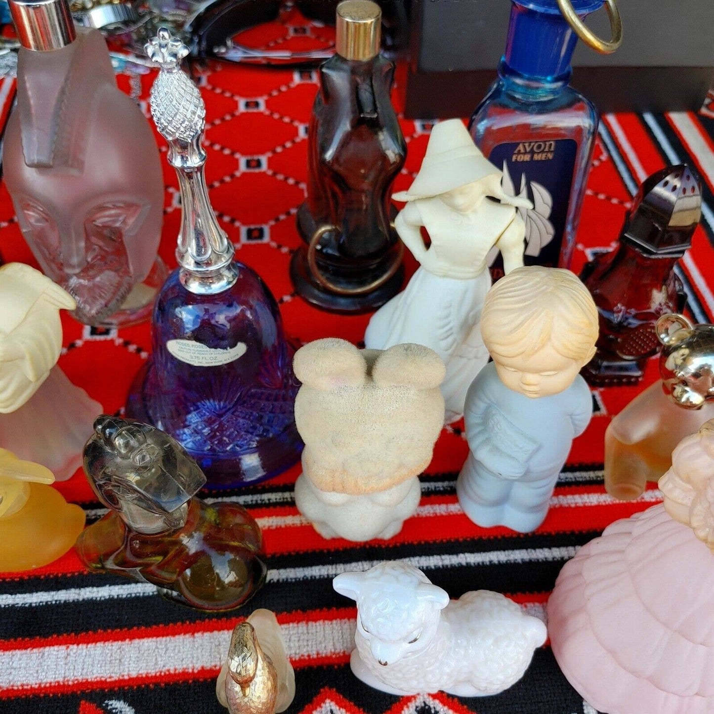 Assorted Avon! 17 Avon Perfume Cologne Figures Bottles Collectible Free Shipping