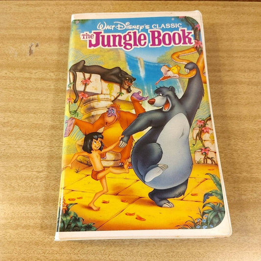 Jungle Book! Vintage Original Disney Black Diamond Classics 1122 VHS Tape