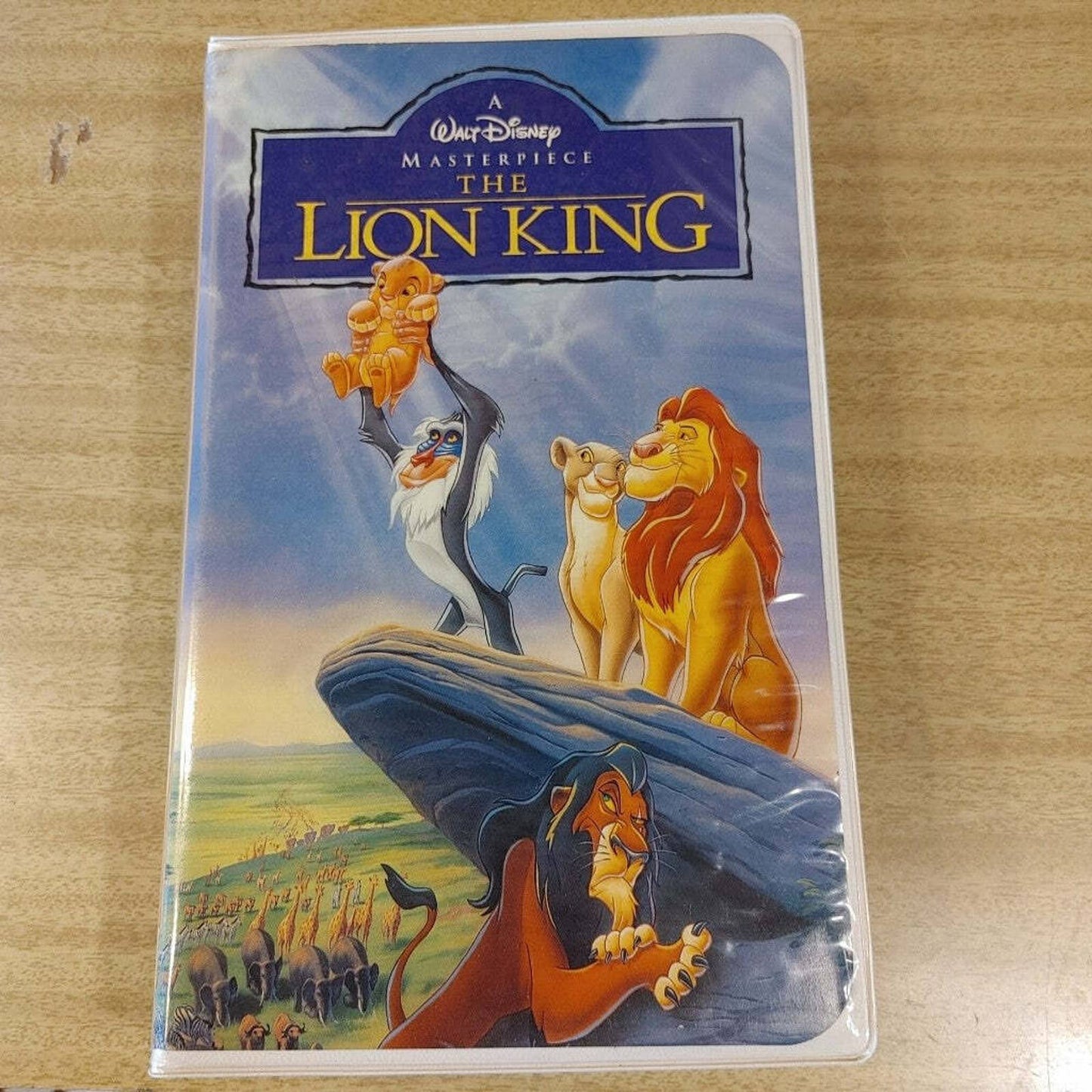 Lion King 1! Vintage VHS Tape Disney Masterpiece Collection 2977 Clam Pack 1995