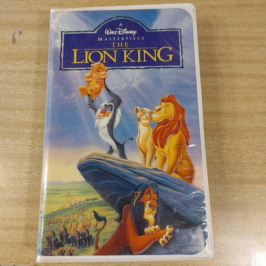 Lion King 1! Vintage VHS Tape Disney Masterpiece Collection 2977 Clam Pack 1995