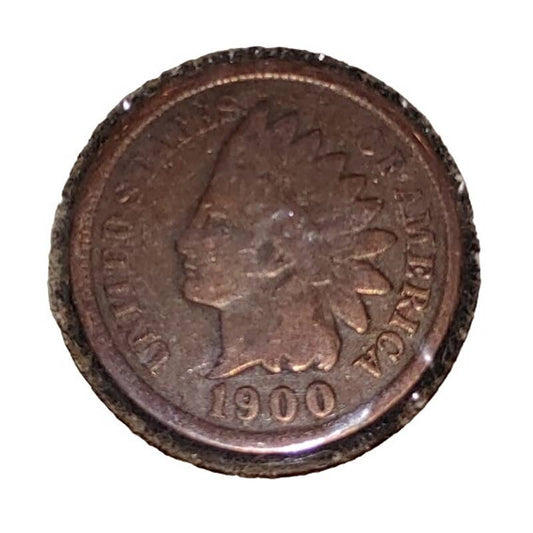 1900 Penny! Indian Head Cent Penny Coin No Mint Mark Free Shipping!