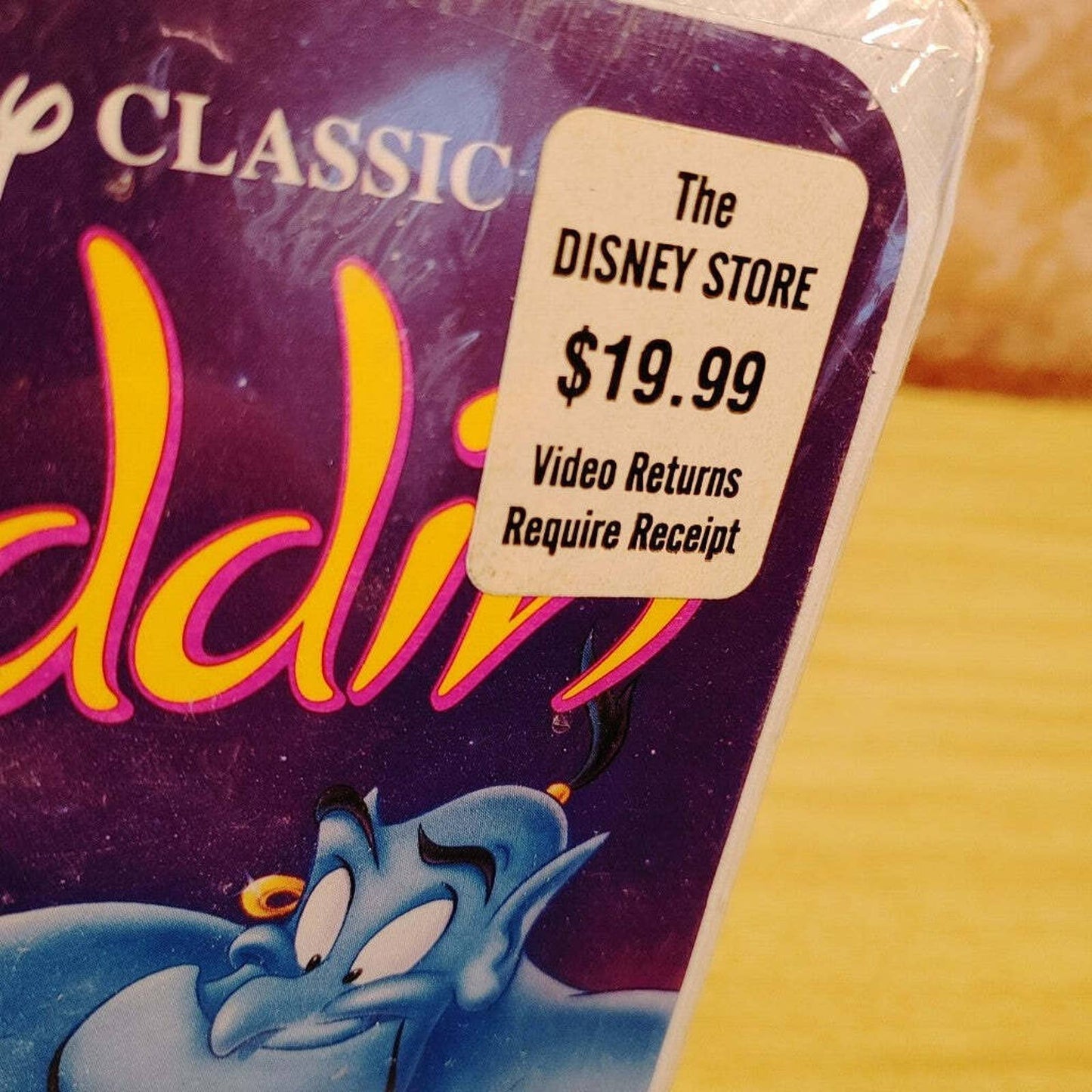 Aladdin Sealed! Vintage Original Disney Classics VHS Tape 1662