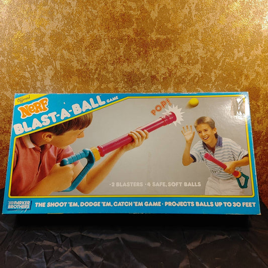 Master Blaster! NERF Blast-A-Ball 1989 Toy Box Balls Free Shipping!