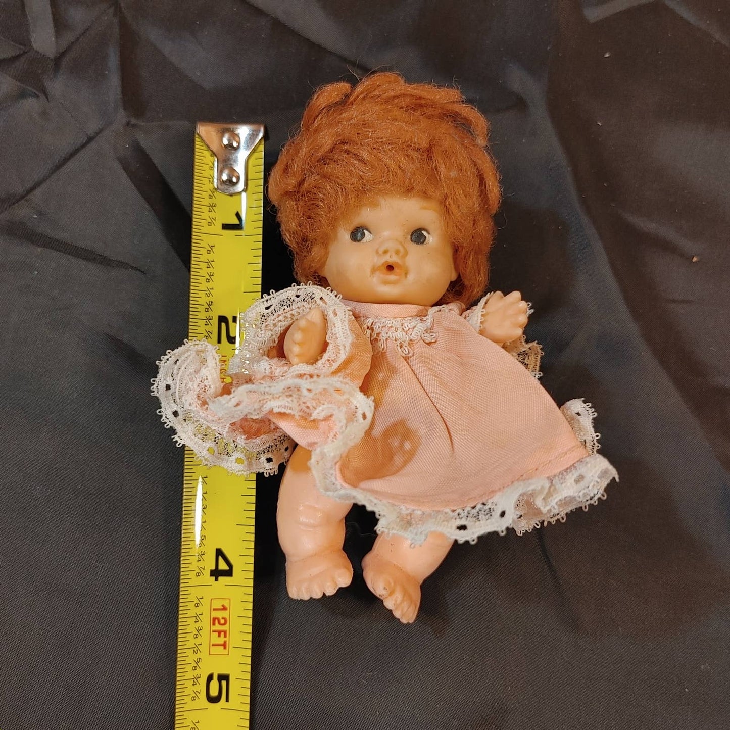 Uneeda Doll! Vintage 1966 Baby Doll Baby PeeWee 4" Free Shipping!