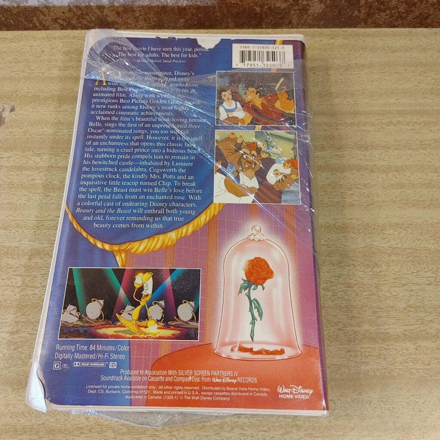 Beauty and the Beast 2! Vintage Original Disney Classics Black Diamond VHS Tape