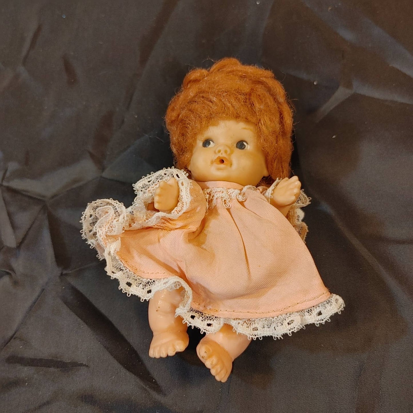 Uneeda Doll! Vintage 1966 Baby Doll Baby PeeWee 4" Free Shipping!