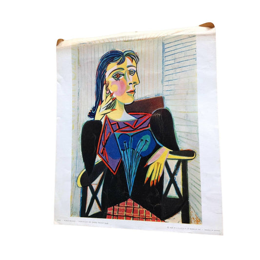 Pablo's Muse! Picasso Dora Maar Print 1946 Braun et Cie #01601 Free Shipping!