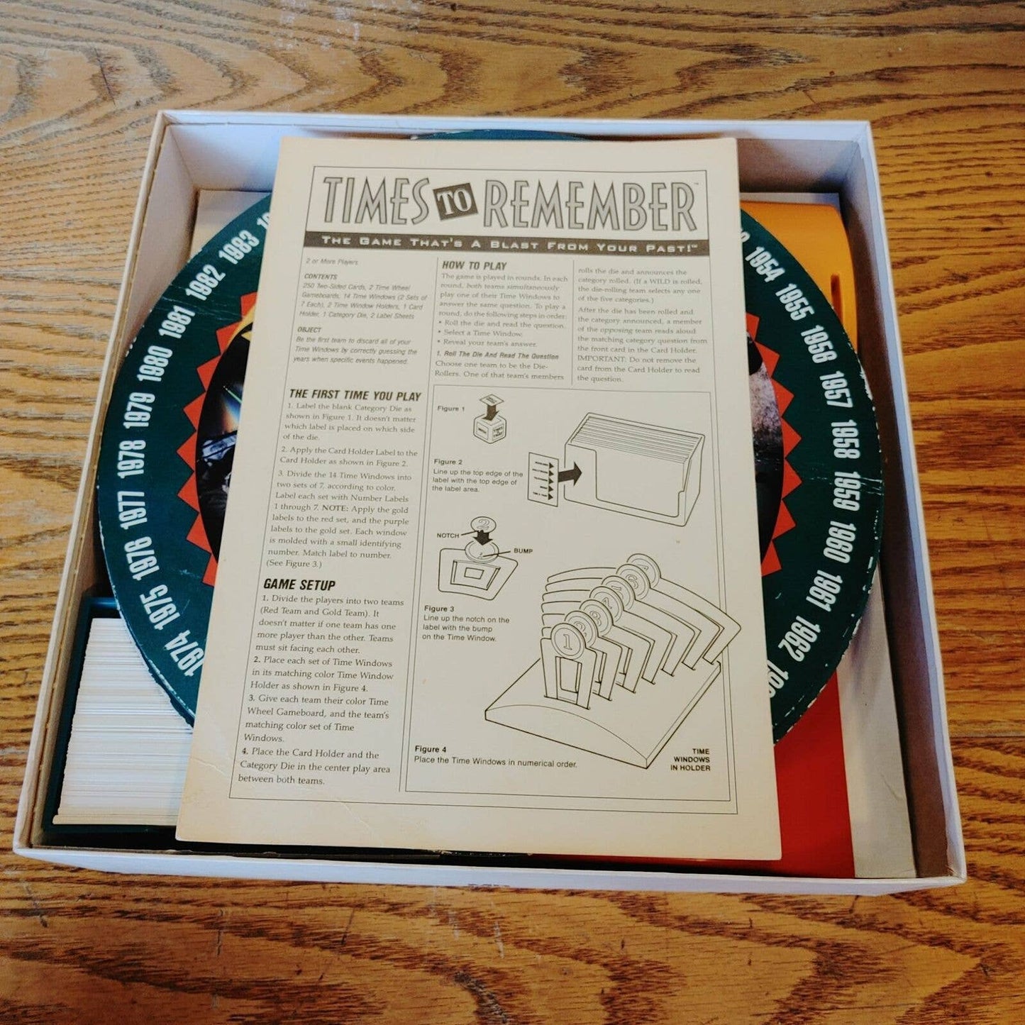 History Buff! Vintage History Game Times To Remember 1991 Edition Pop Free Ship