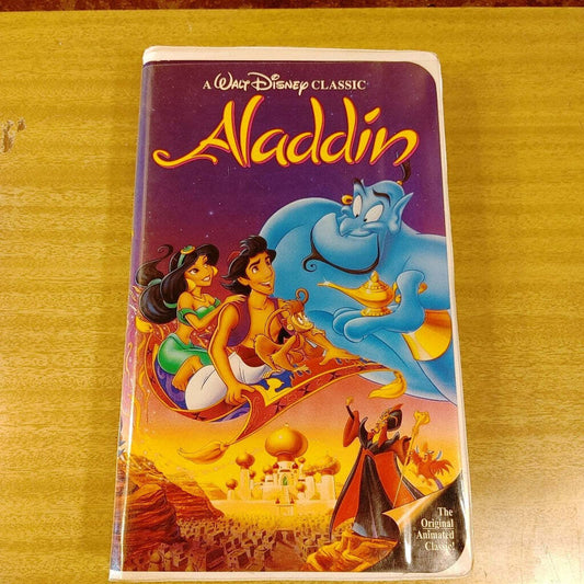 Aladdin! Vintage Original Disney Classic Black Diamond 1662 VHS Tape