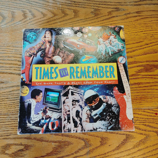 History Buff! Vintage History Game Times To Remember 1991 Edition Pop Free Ship