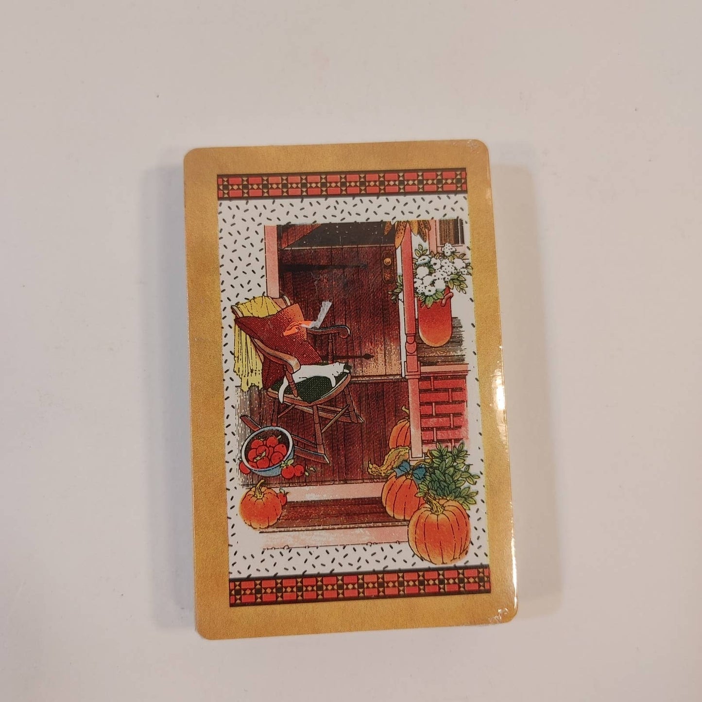 Period Playing Cards 3! Four (4) Decks Mid Century Souvenir Cards Case Free Ship