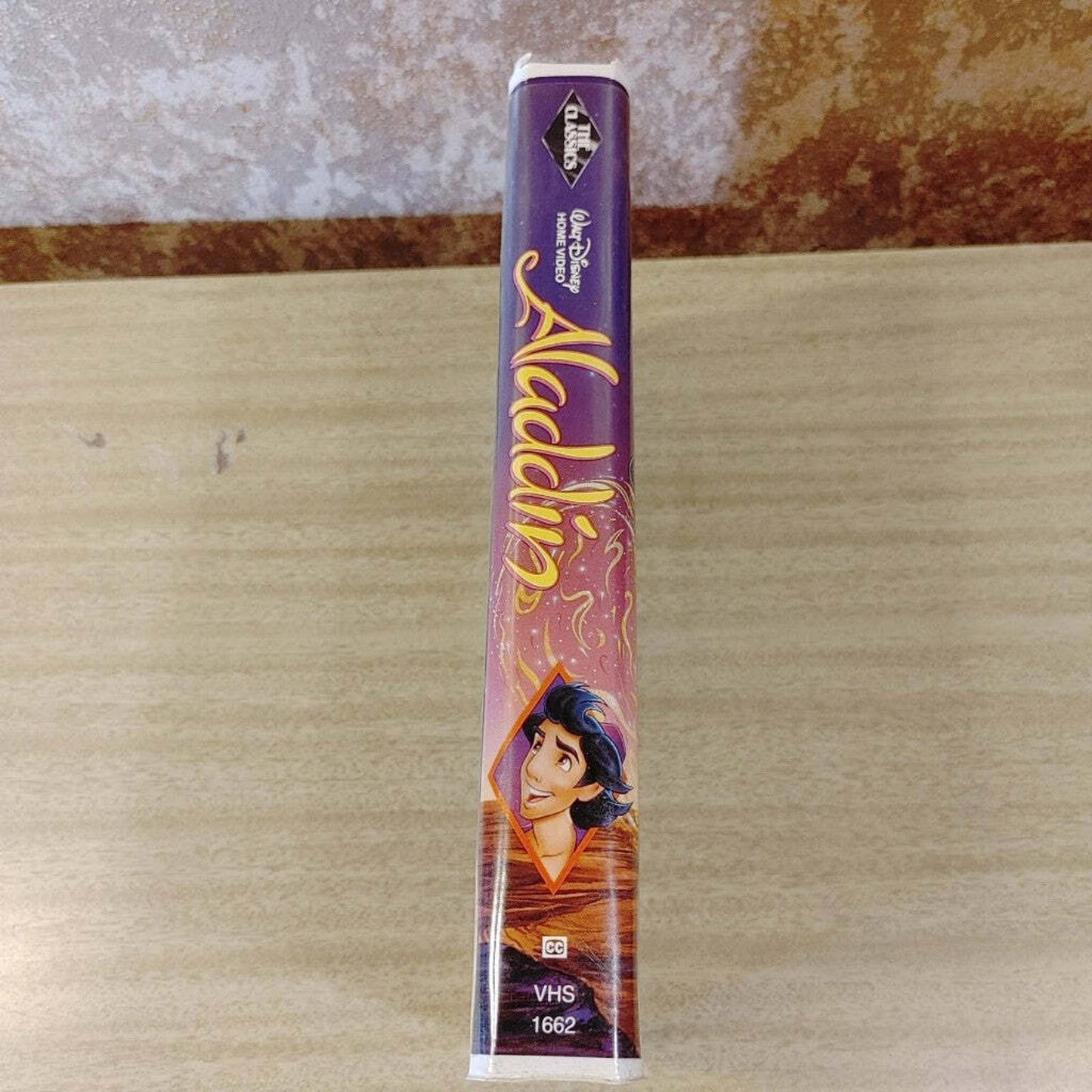 Aladdin! Vintage Original Disney Classic Black Diamond 1662 VHS Tape