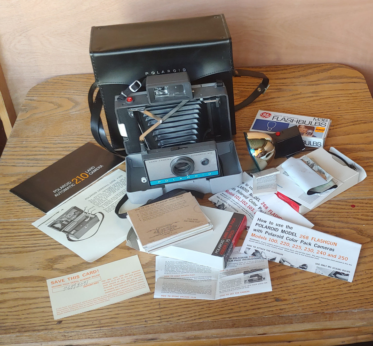 The Original Insta! Polaroid Instamatic 210 Land Camera!