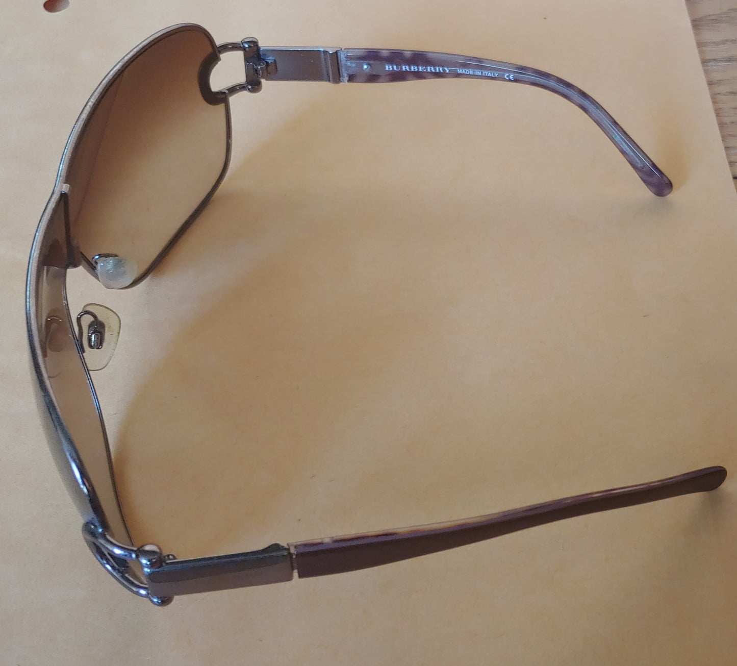 Jet-setter! Vintage Burberry wrap-around cyborg sunglasses!