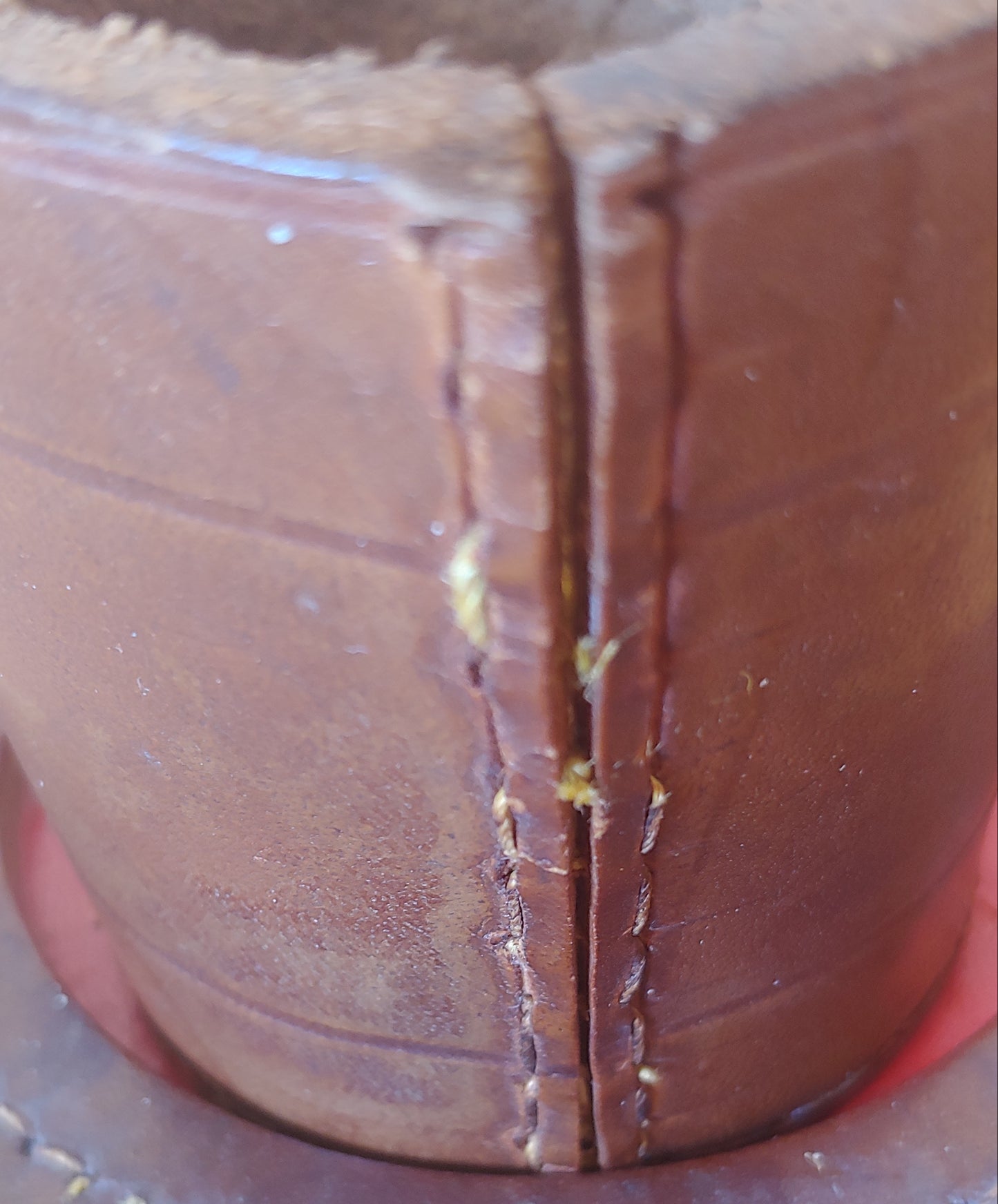 Come on...Vintage leather dice cup with vintage poker dice!