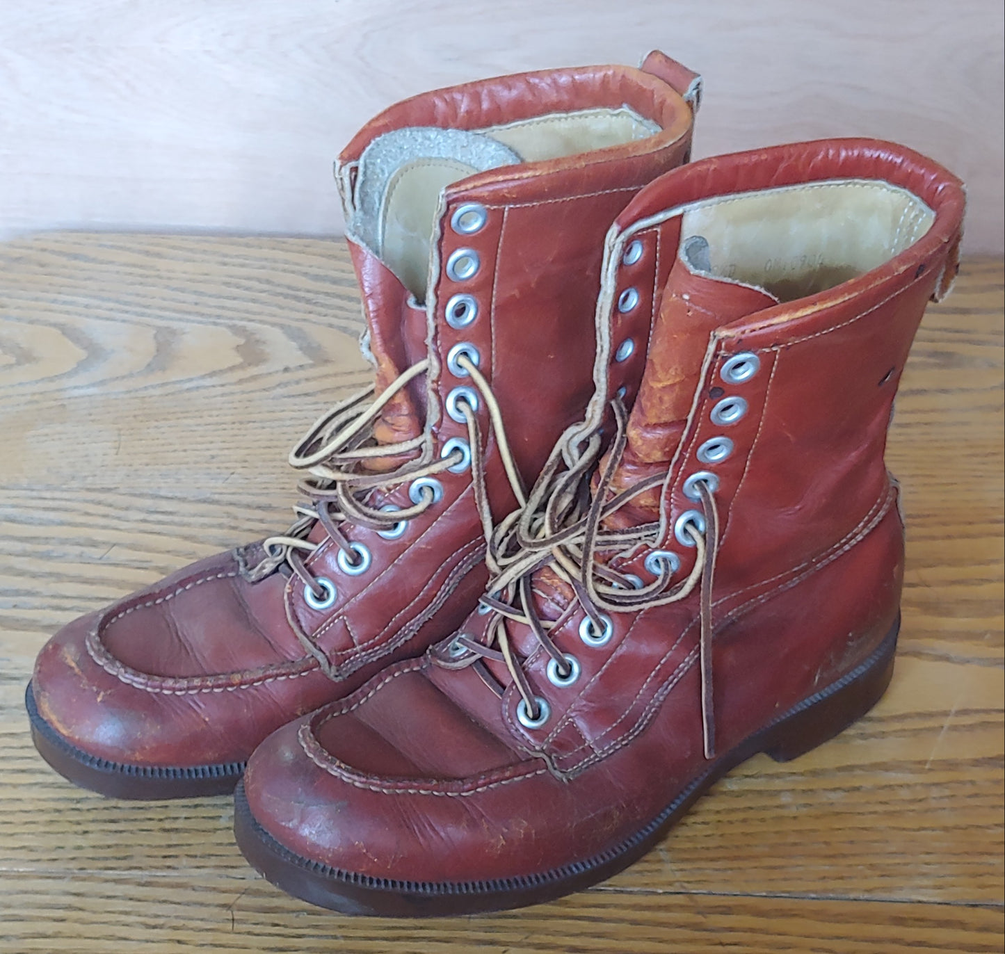 Legit! Vintage work boots leather 10 eyelet 9.5D