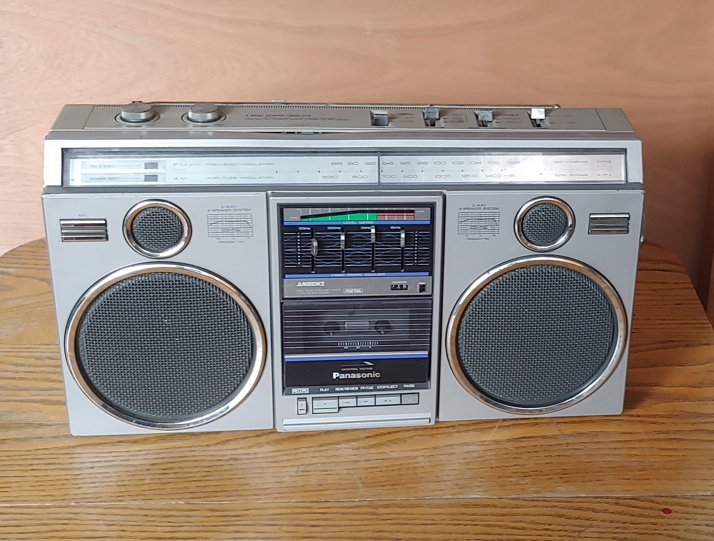 Break it Down...Vintage 80's Boombox Ghetto Blaster Panasonic RX-5050 Working